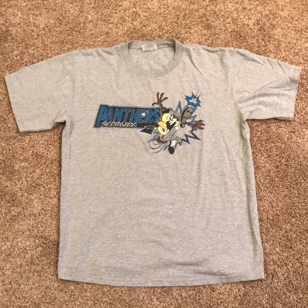 Like New Carolina Panthers Warner Bros shirt